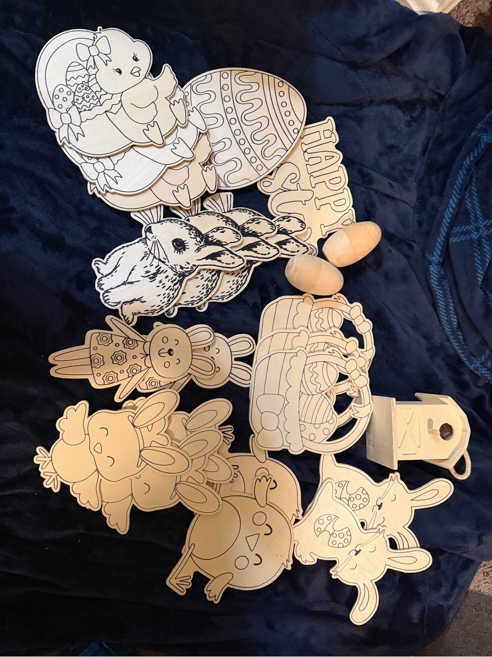 Wooden crafts to paint